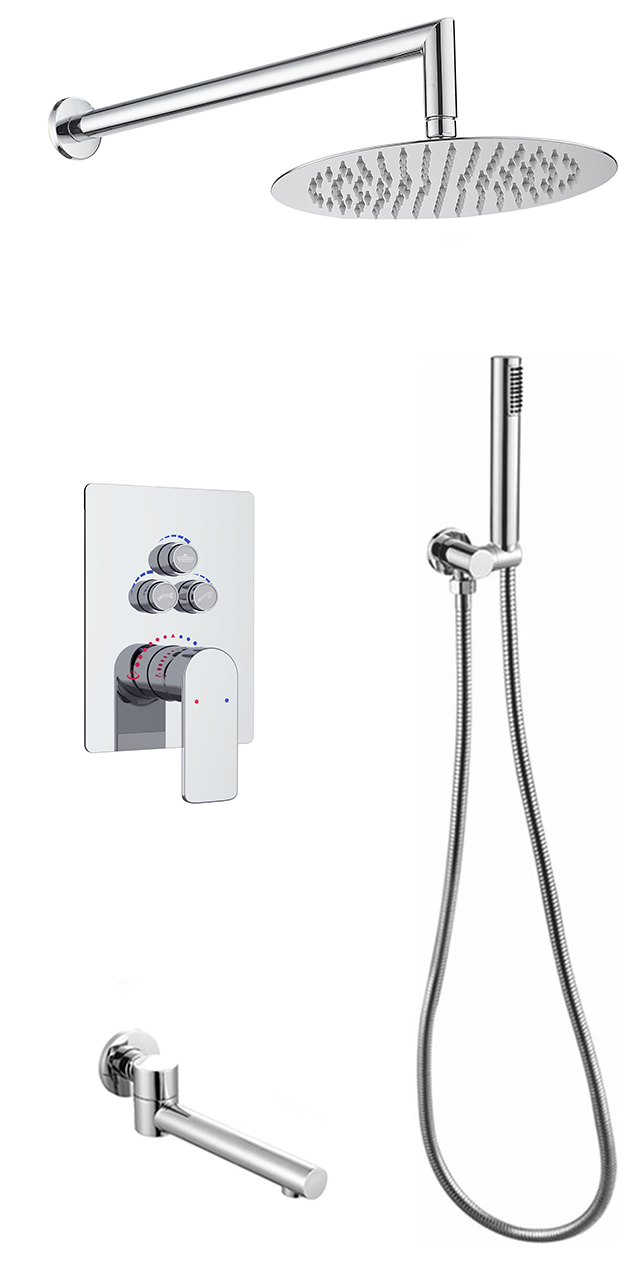 Three button shower
